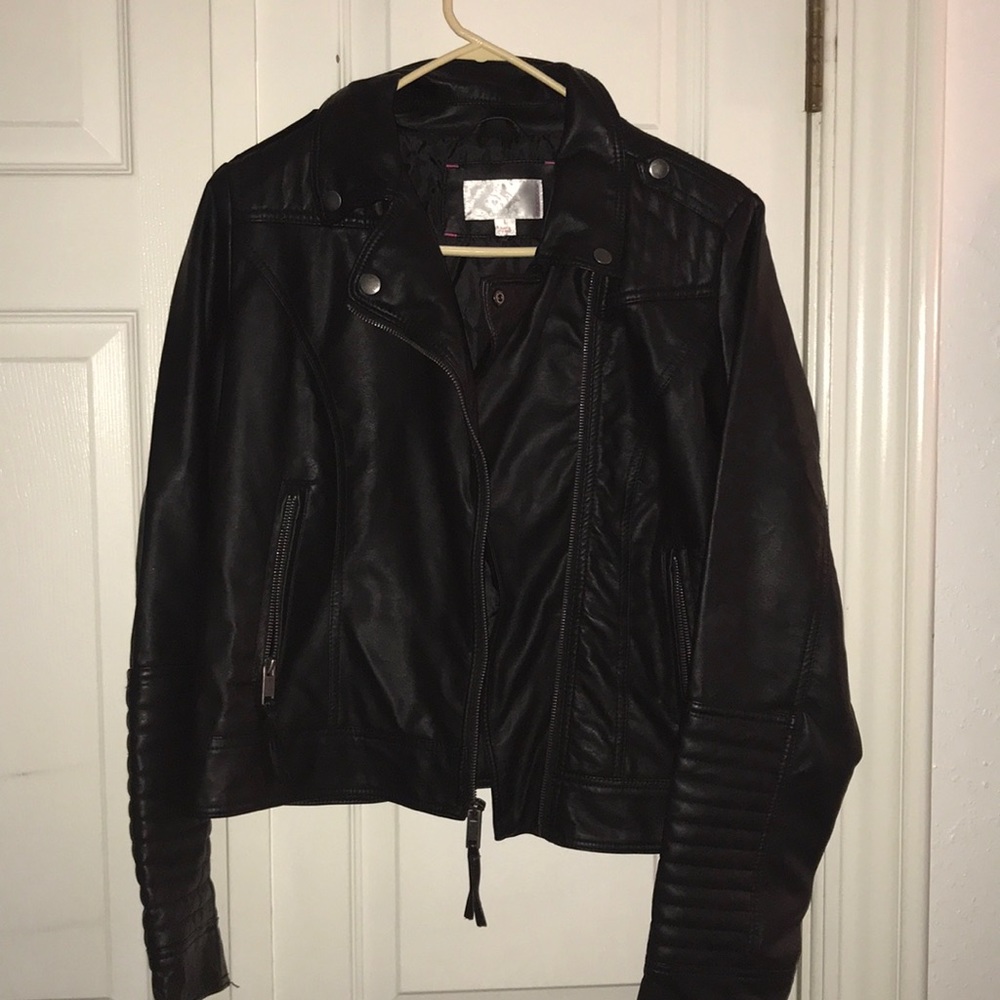 Faux Leather Jacket